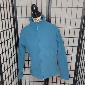 Duluth Trading Co Women's Teal Full Zip Fleece Jacket